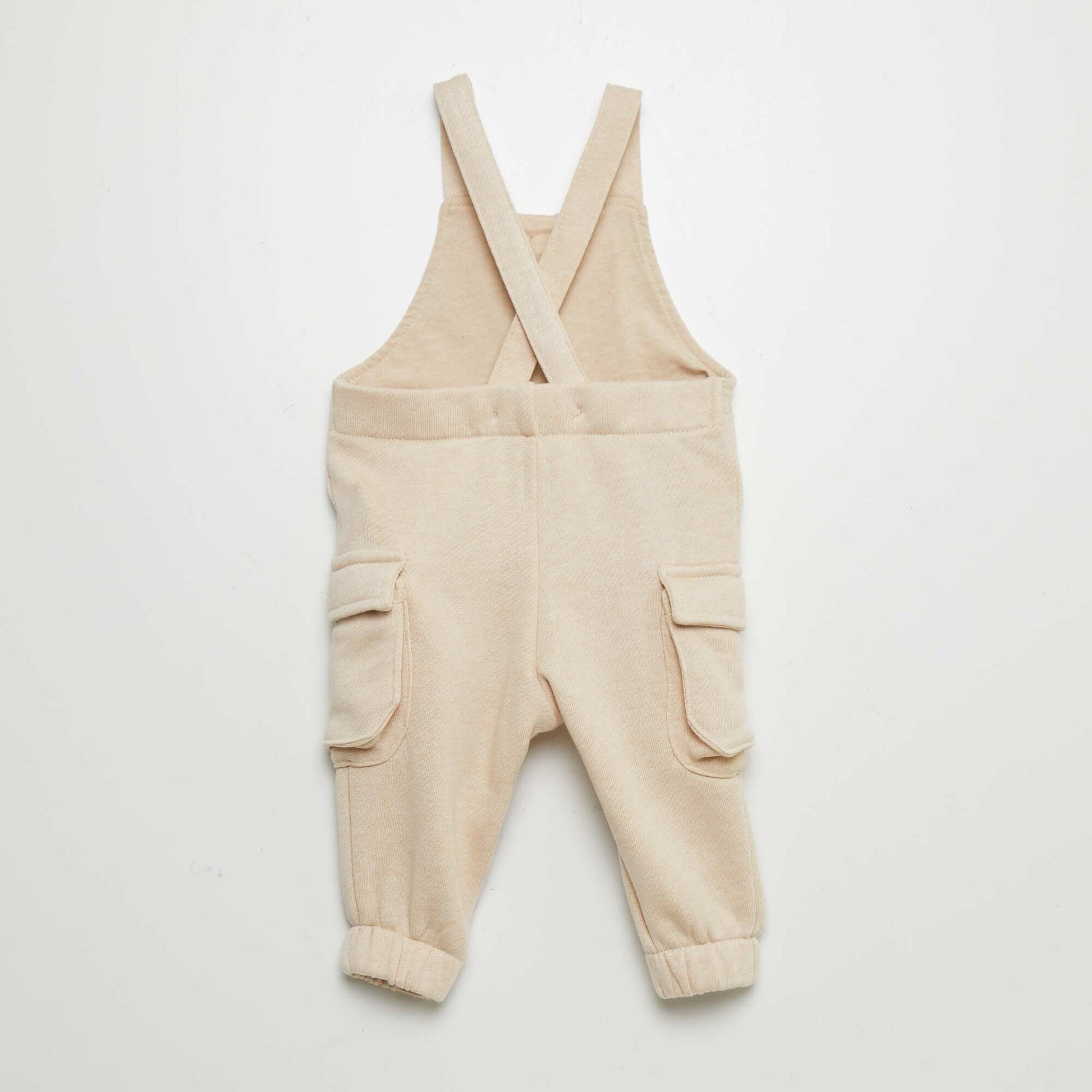 Salopette en molleton Beige