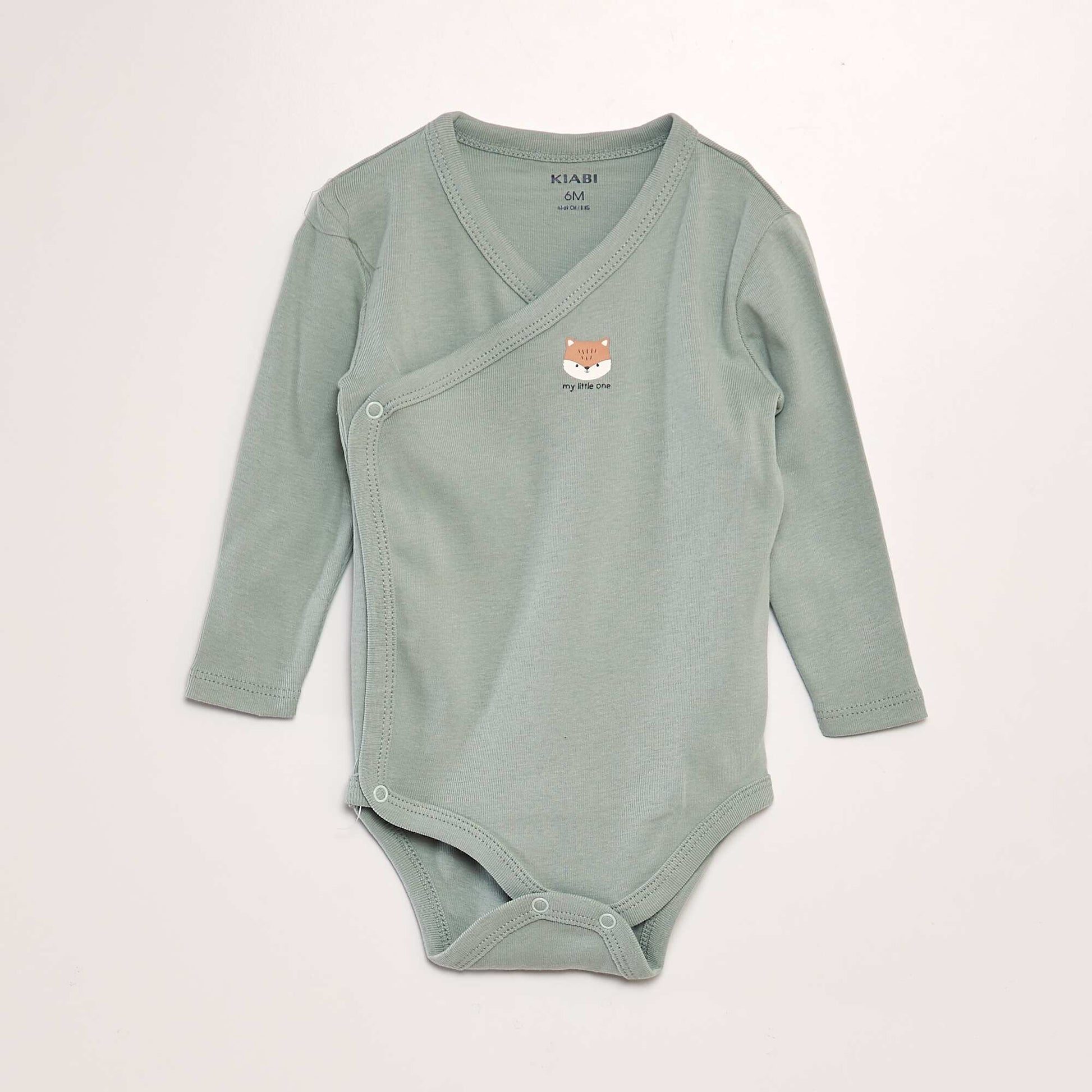 Lot de 3 bodies forme crois es Orange/vert