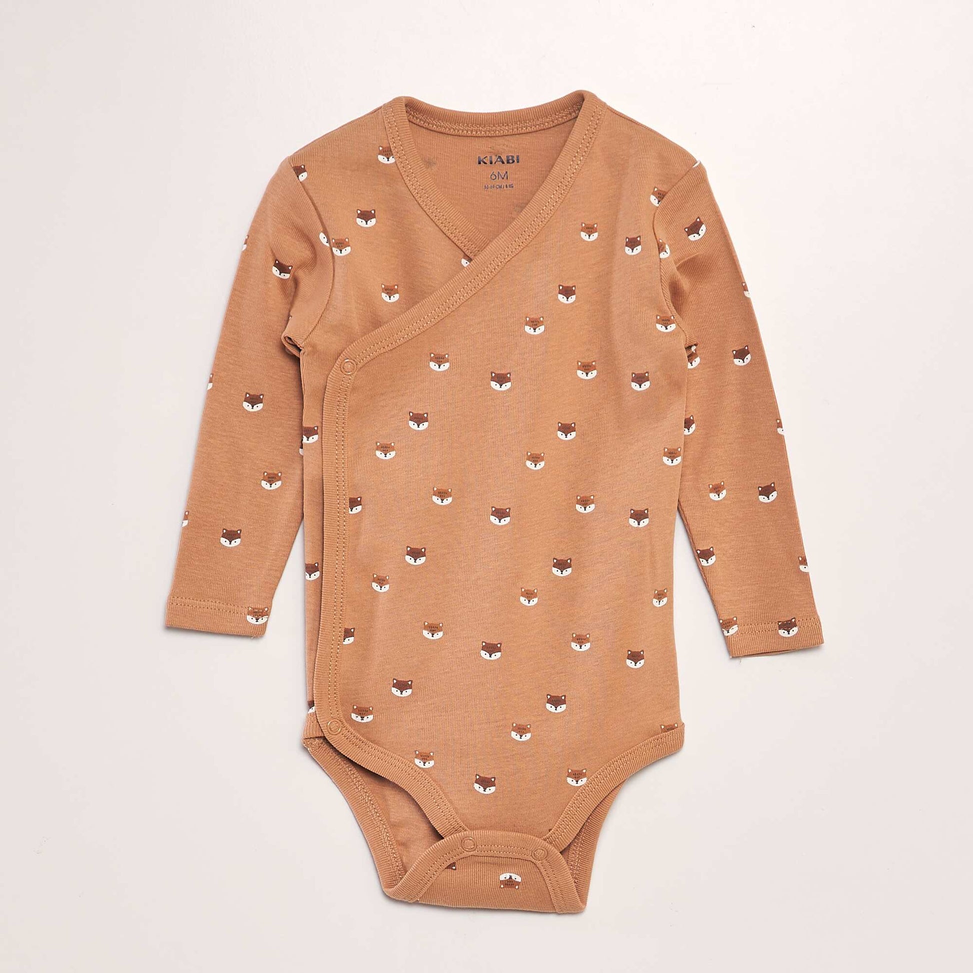 Lot de 3 bodies forme crois es Orange/vert