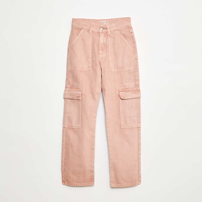 Pantalon denim multipoches BOIS DE ROSE