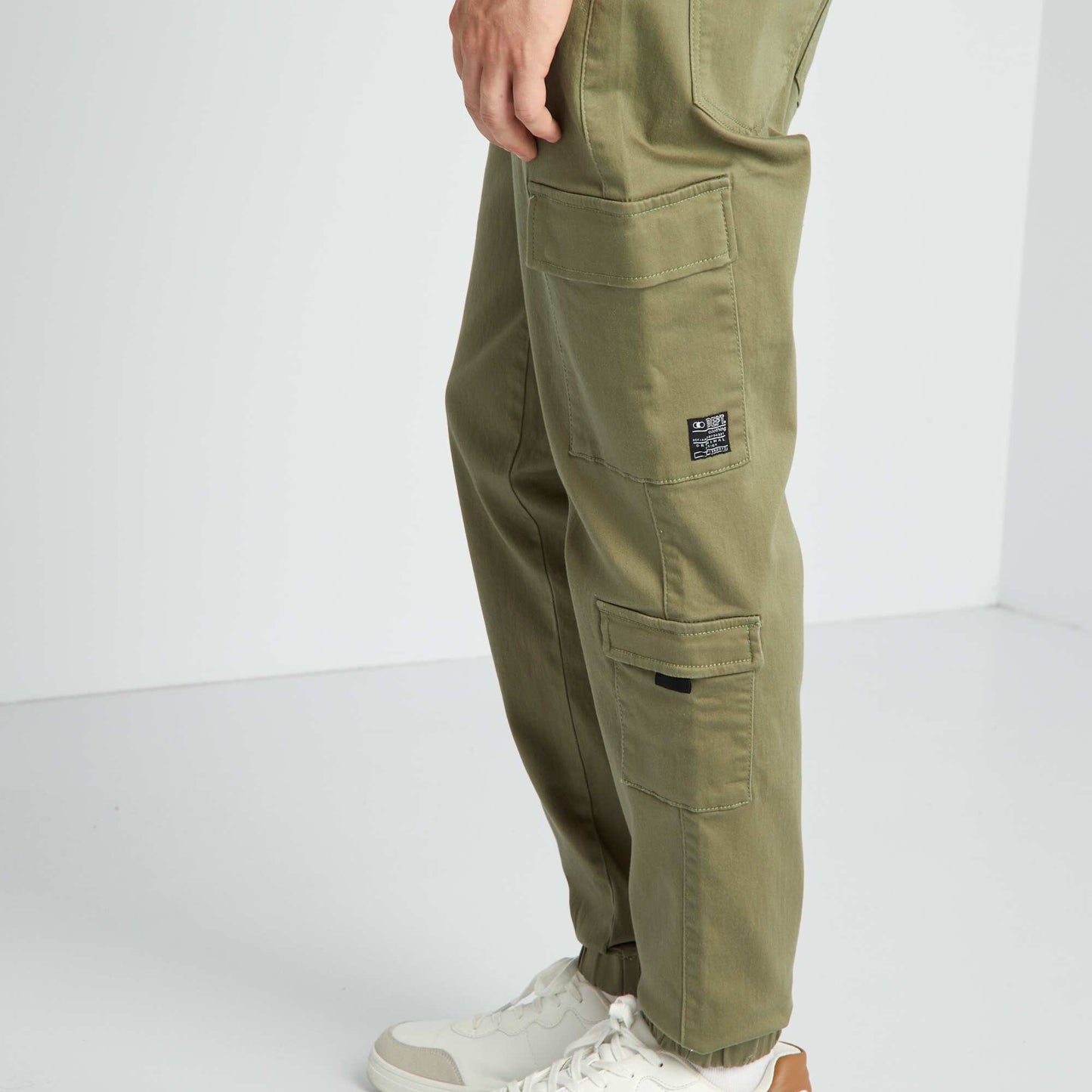 Pantalon multipoche Vert