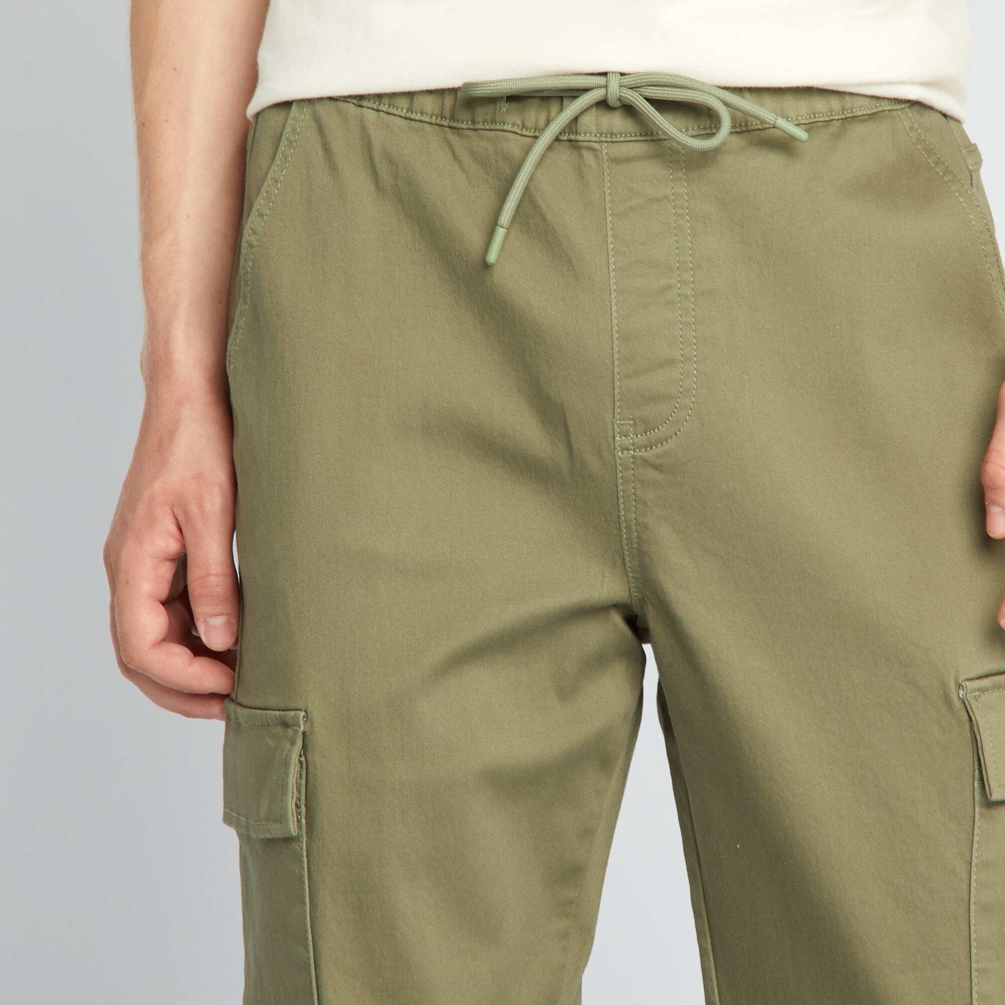 Pantalon multipoche Vert