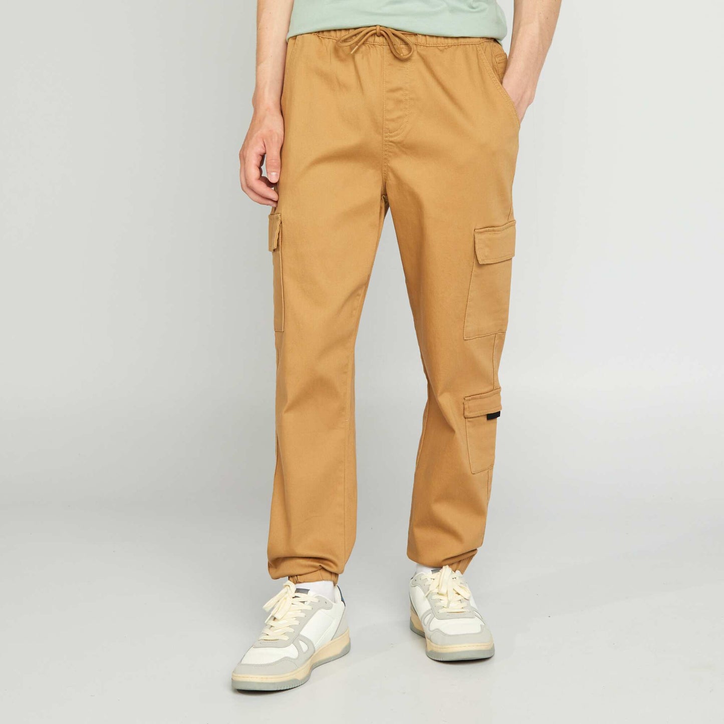 Pantalon multipoche Beige