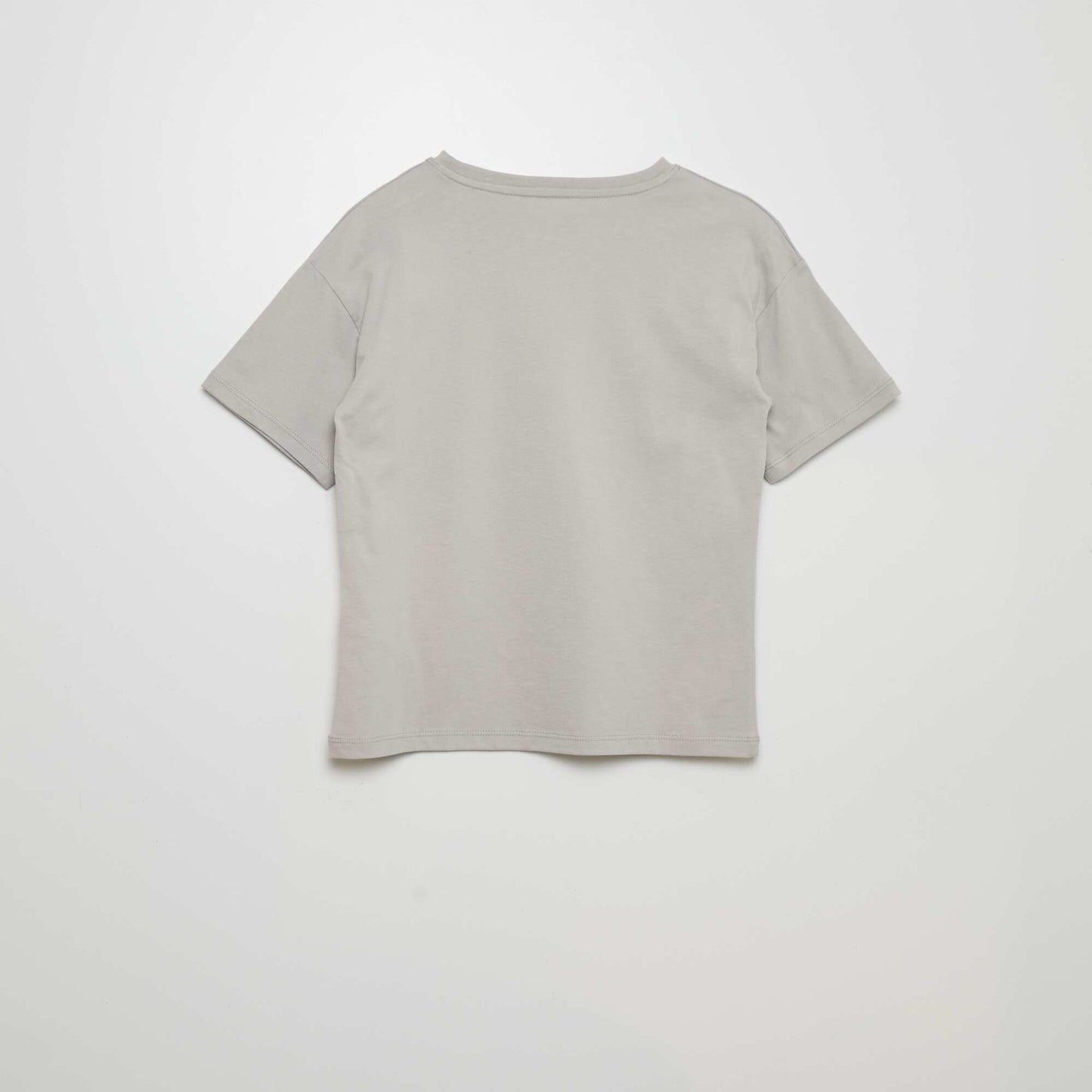 T-shirt en maille jersey Gris