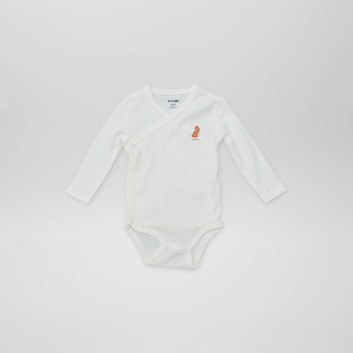 7 bodies à forme croisée + pochon de rangement BLANC