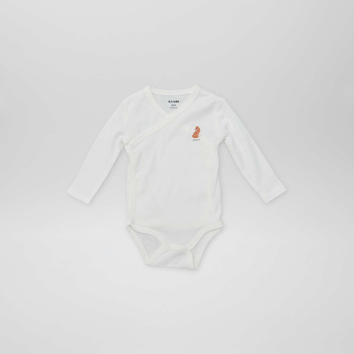 7 bodies à forme croisée + pochon de rangement BLANC