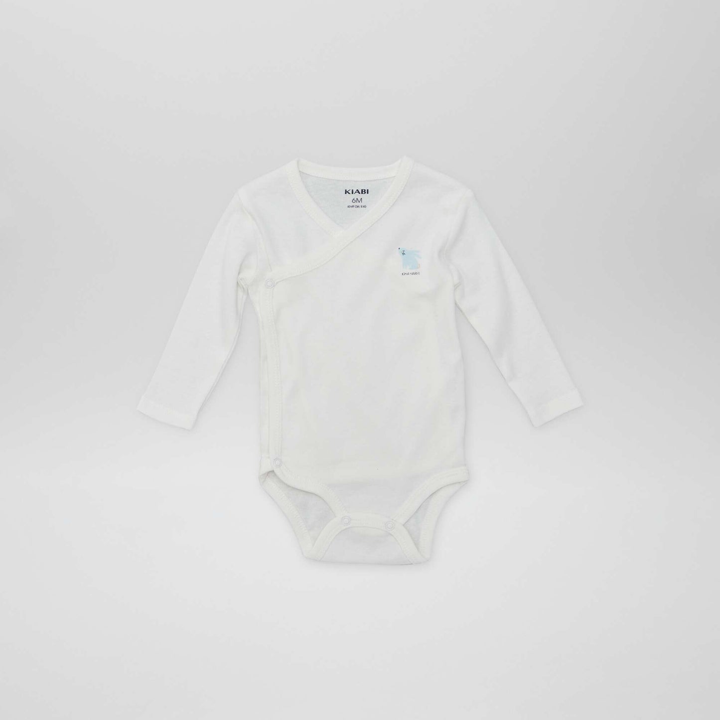 7 bodies à forme croisée + pochon de rangement BLANC