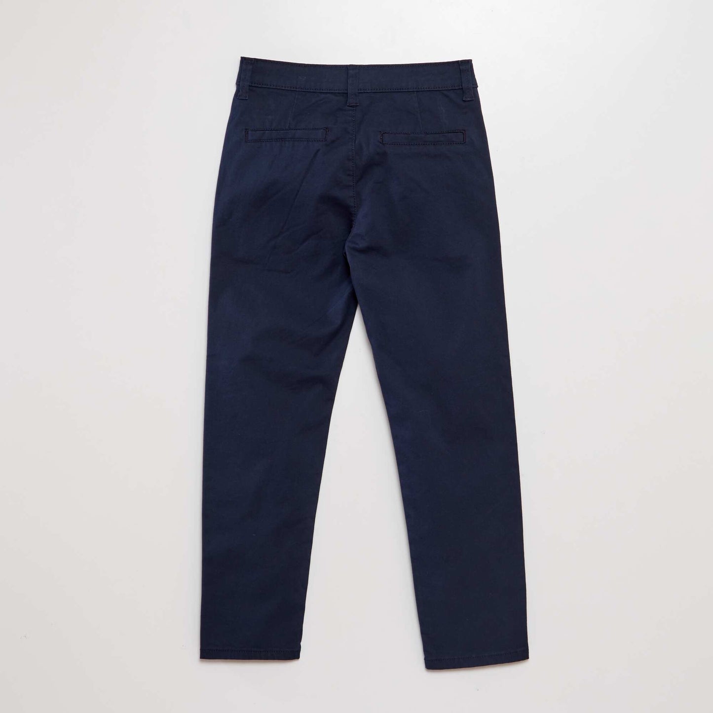 Pantalon chino slim bleu marine