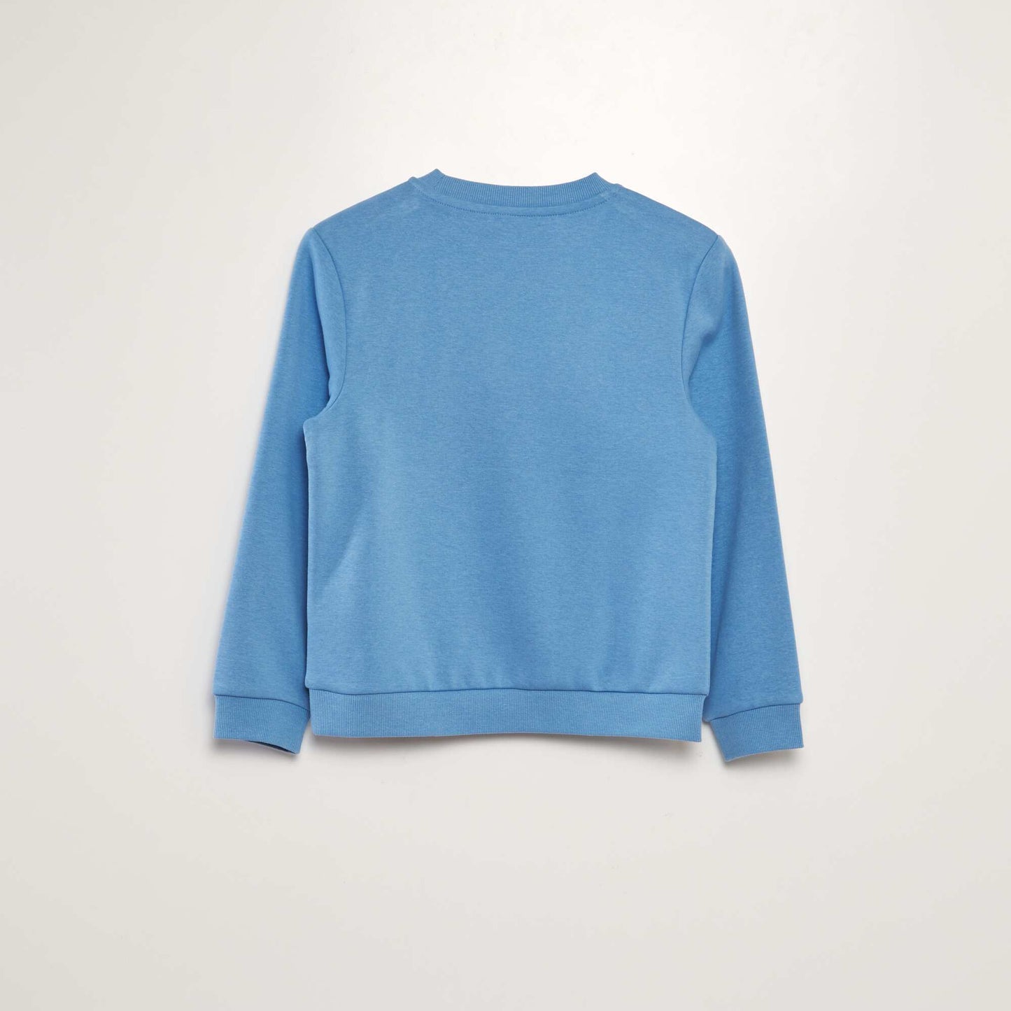 Sweat en molleton uni Bleu