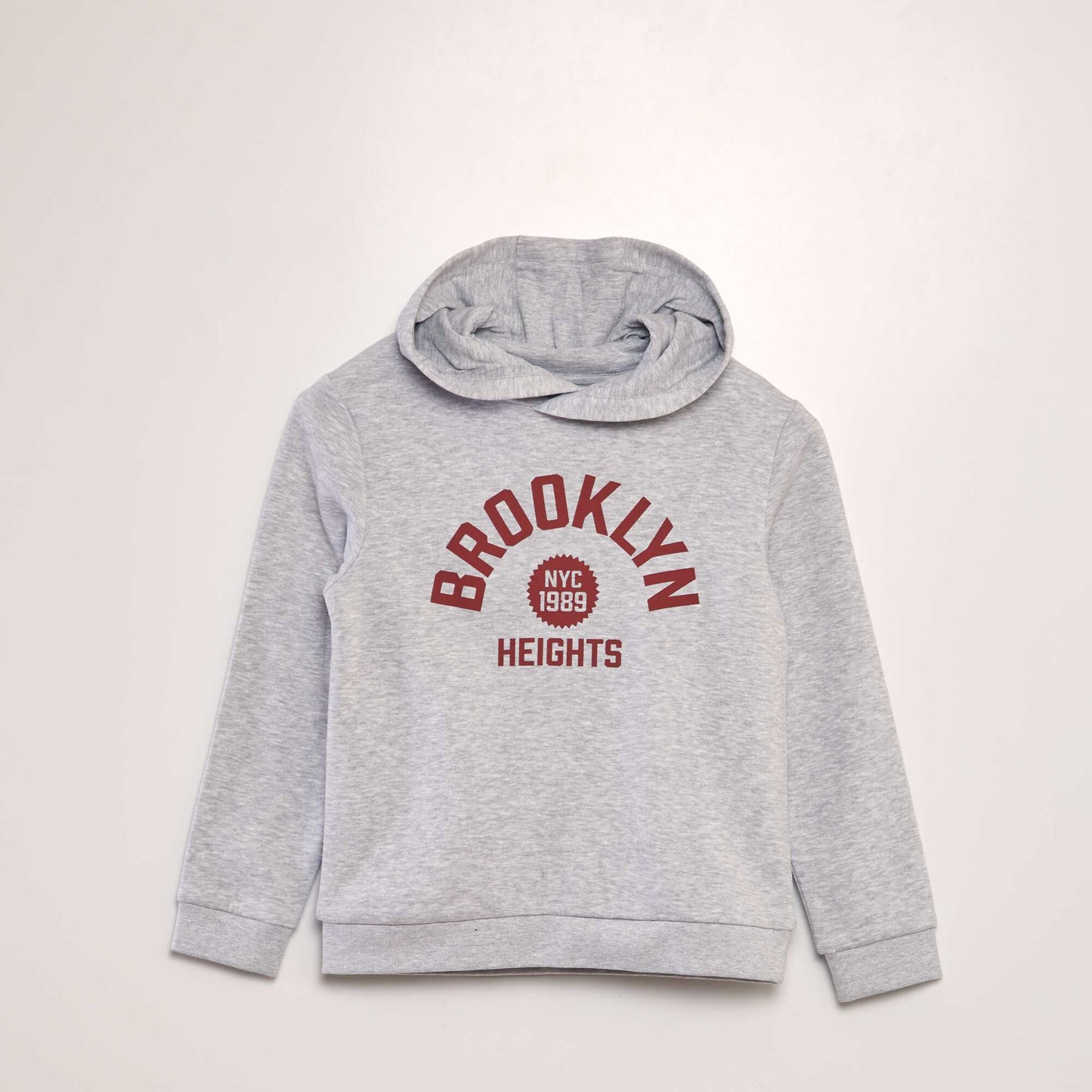 Sweat capuche en molleton Gris