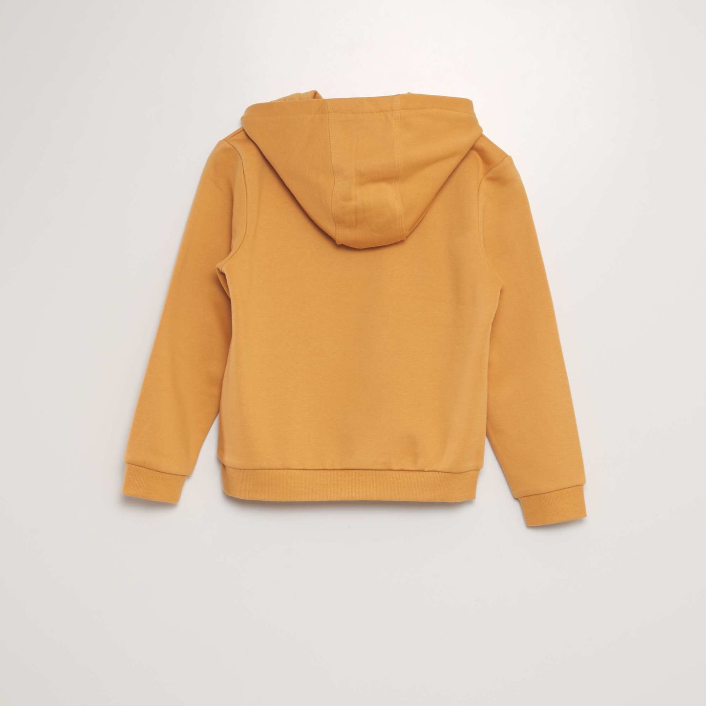 Sweat capuche en molleton Jaune