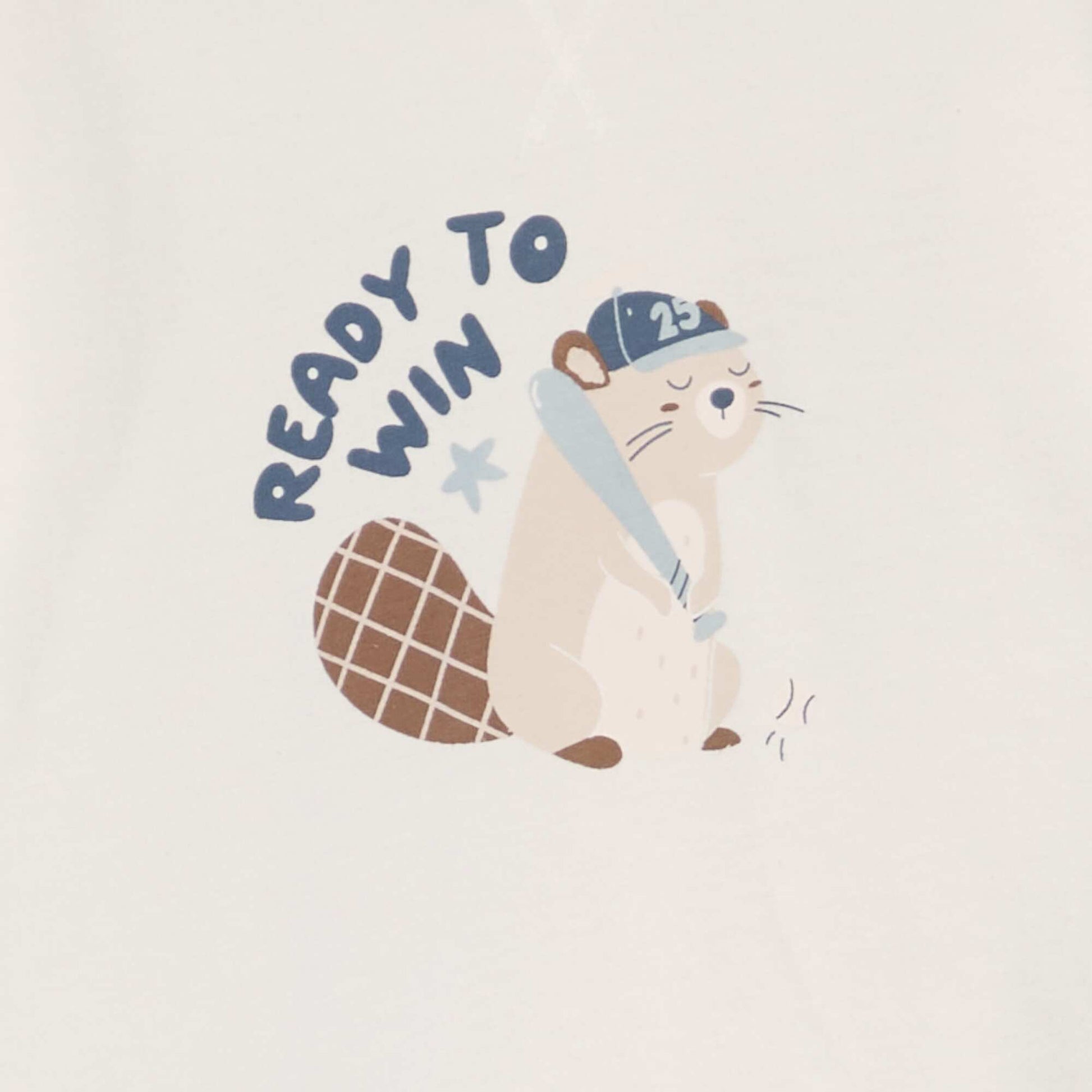 Tee-shirt manches courtes imprim Blanc