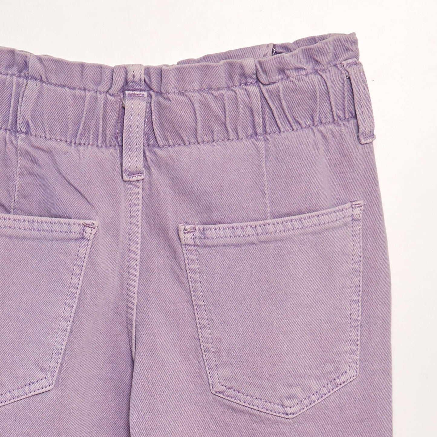 Pantalon en jean coupe mom Mauve