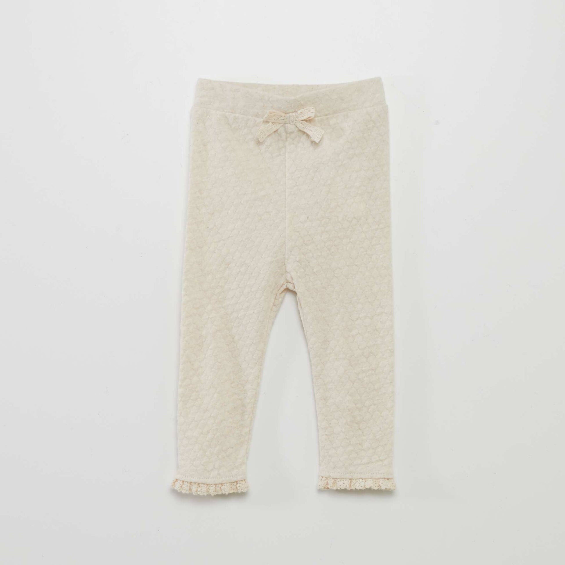 Ensemble t-shirt + pantalon + chaussettes - 3 pi ces Beige