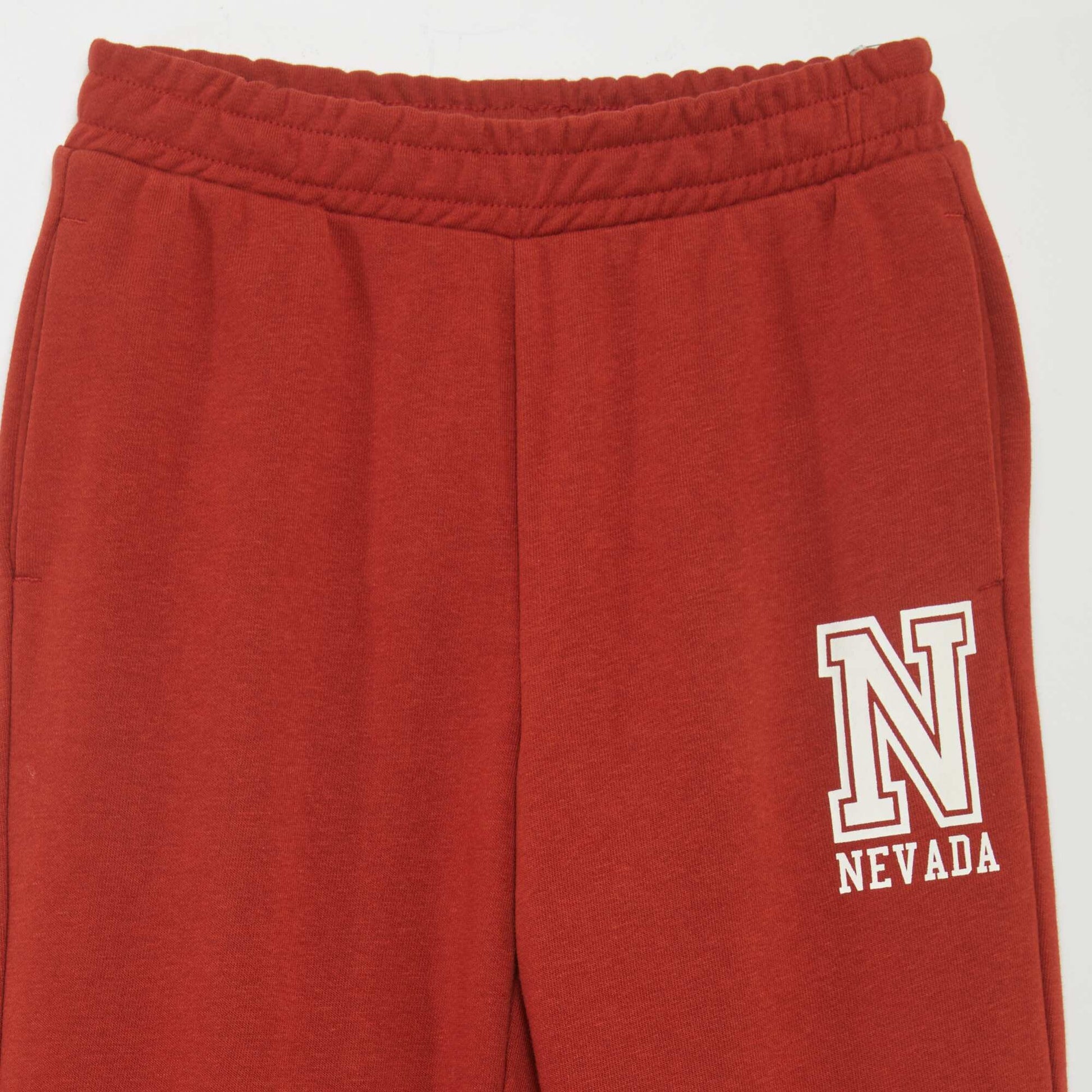 Pantalon jogging Rouge
