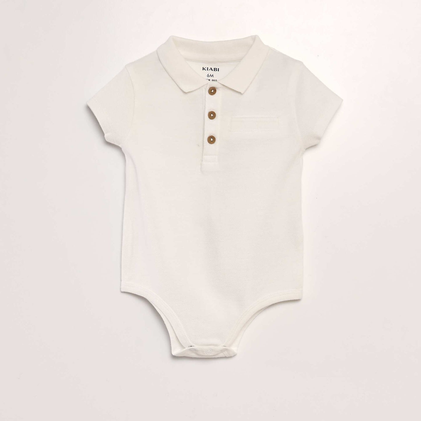 Body esprit polo blanc