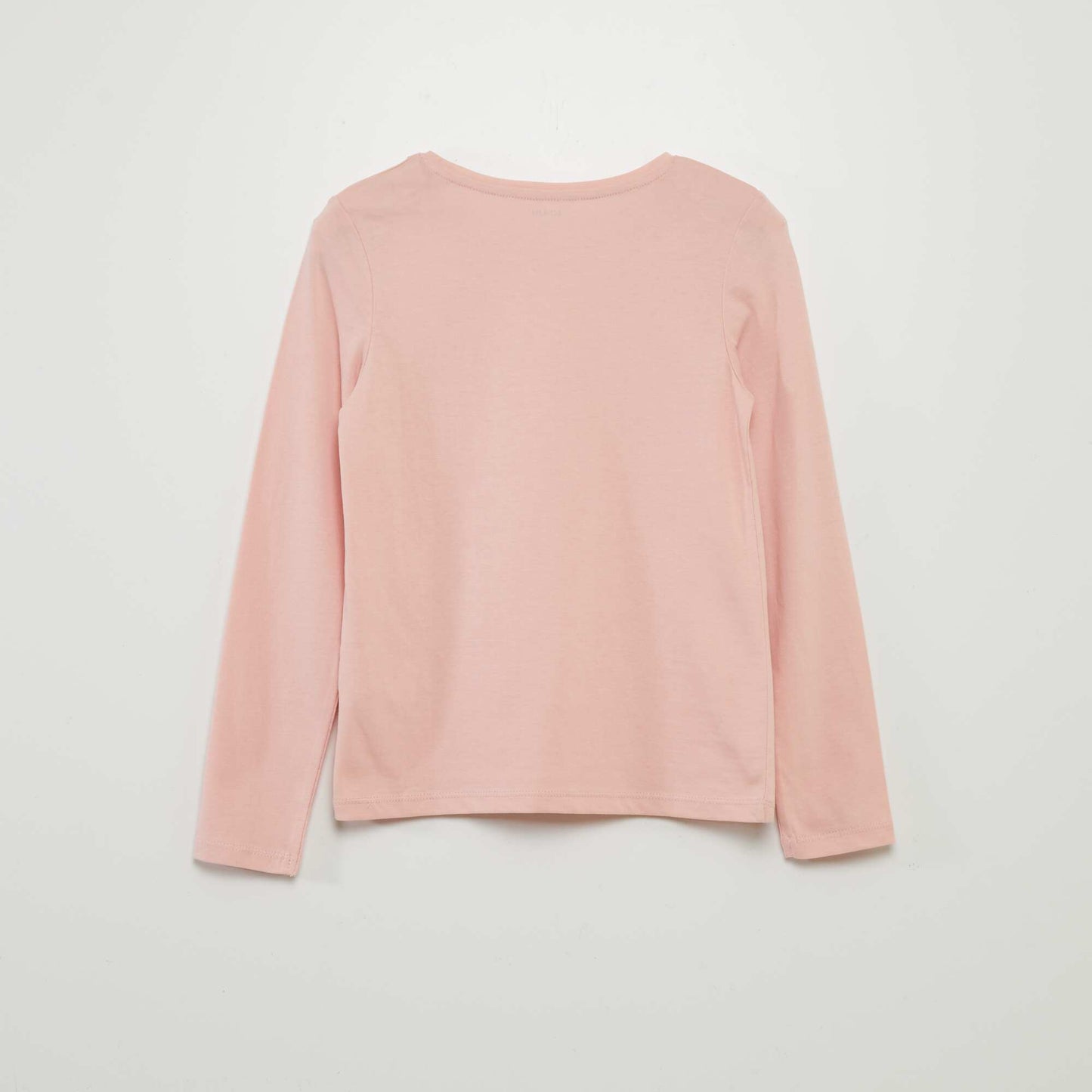 T-shirt imprim manches longues BLANC