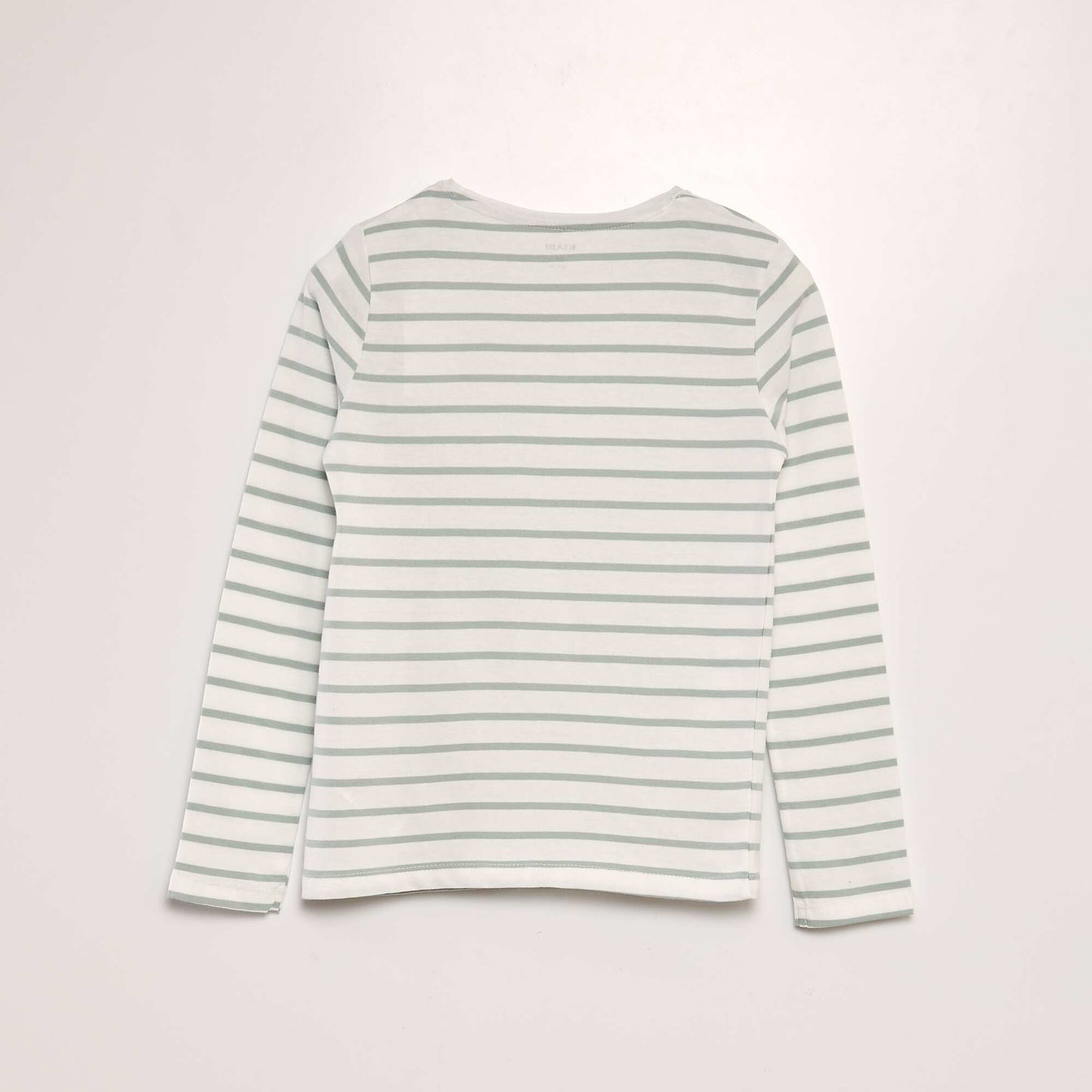 T-shirt en coton manches longues VERT