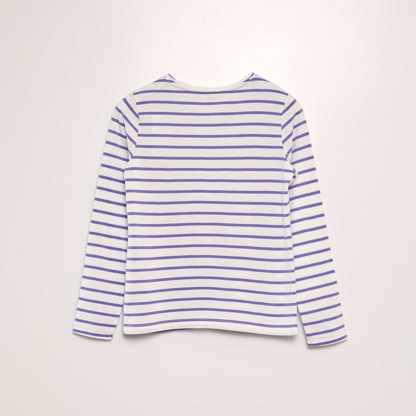 T-shirt en coton manches longues VIOLET