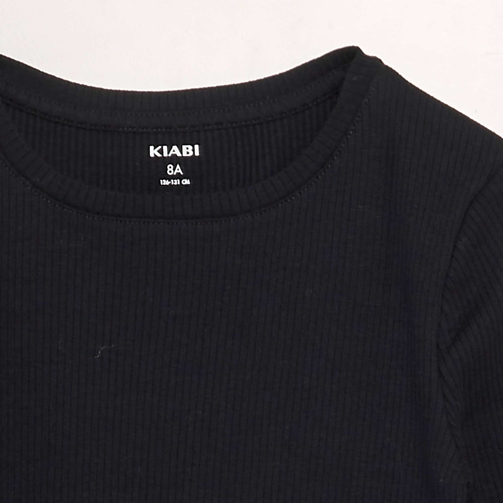 T-shirt c tel manches longues noir