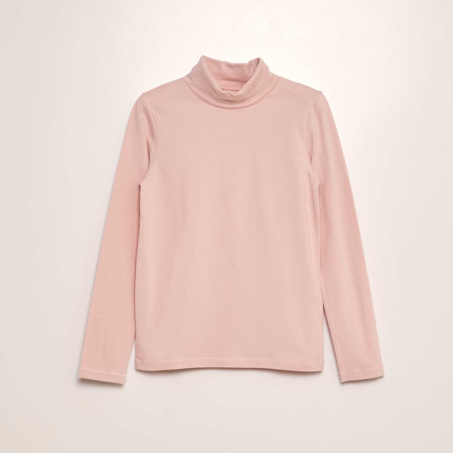 Sous pull en coton stretch Rose