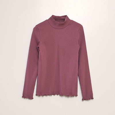 T-shirt c tel manches longues Rose