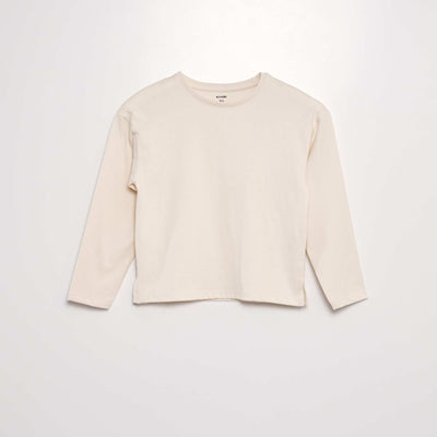 T-shirt en maille jersey paisse - Tough Cotton Blanc