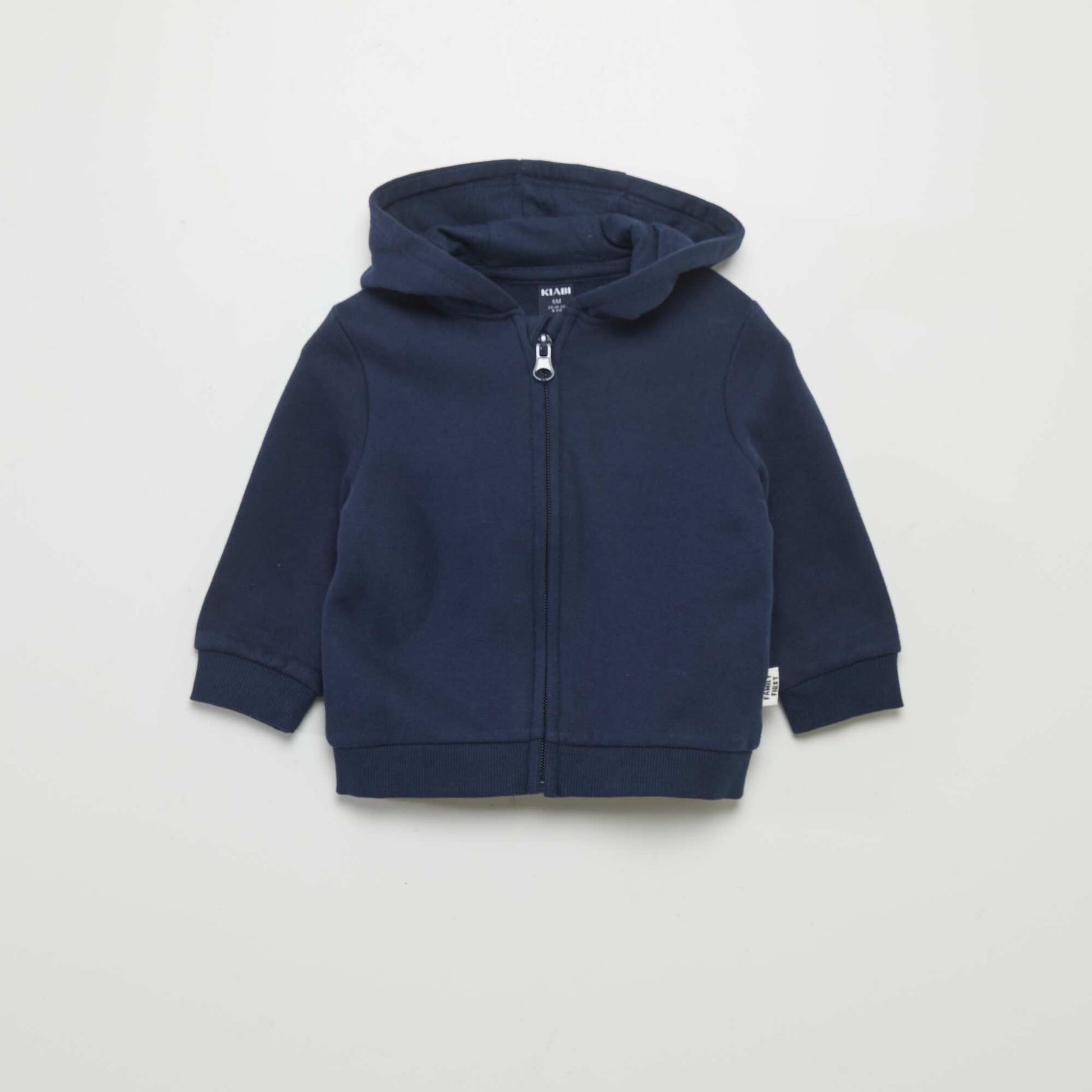 Sweat zipp capuche Marine