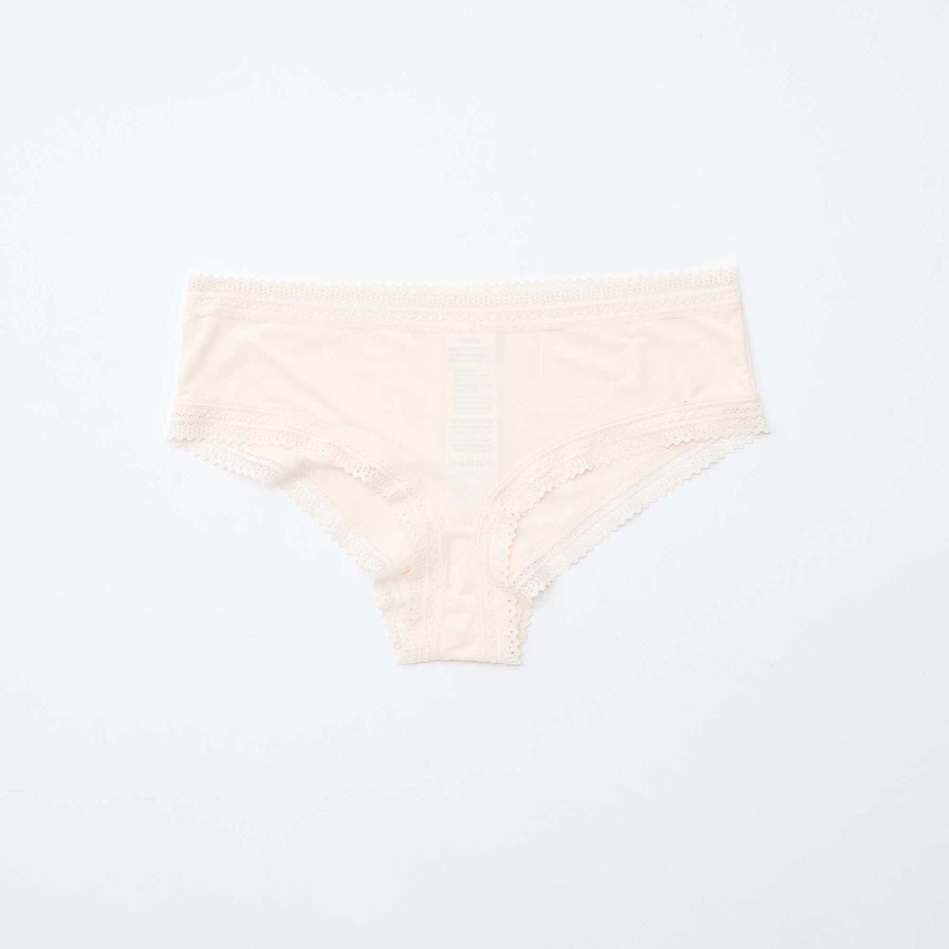 Lot de 3 shortys en microfibre imprimé NOIR/BEIGE/ROSE