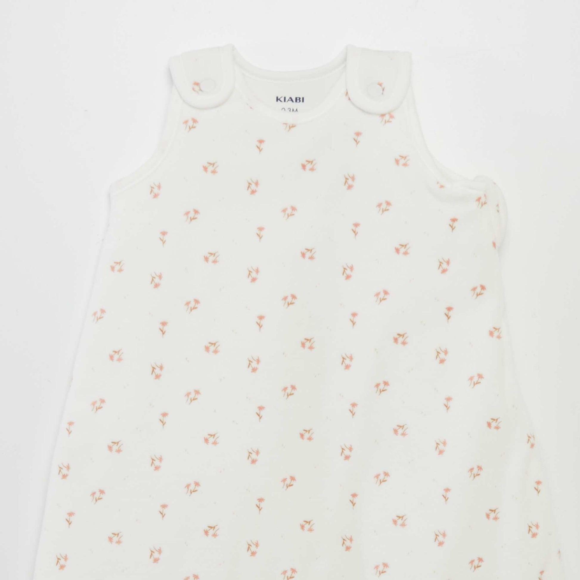 Gigoteuse chaude à motif BLANC FLEURS
