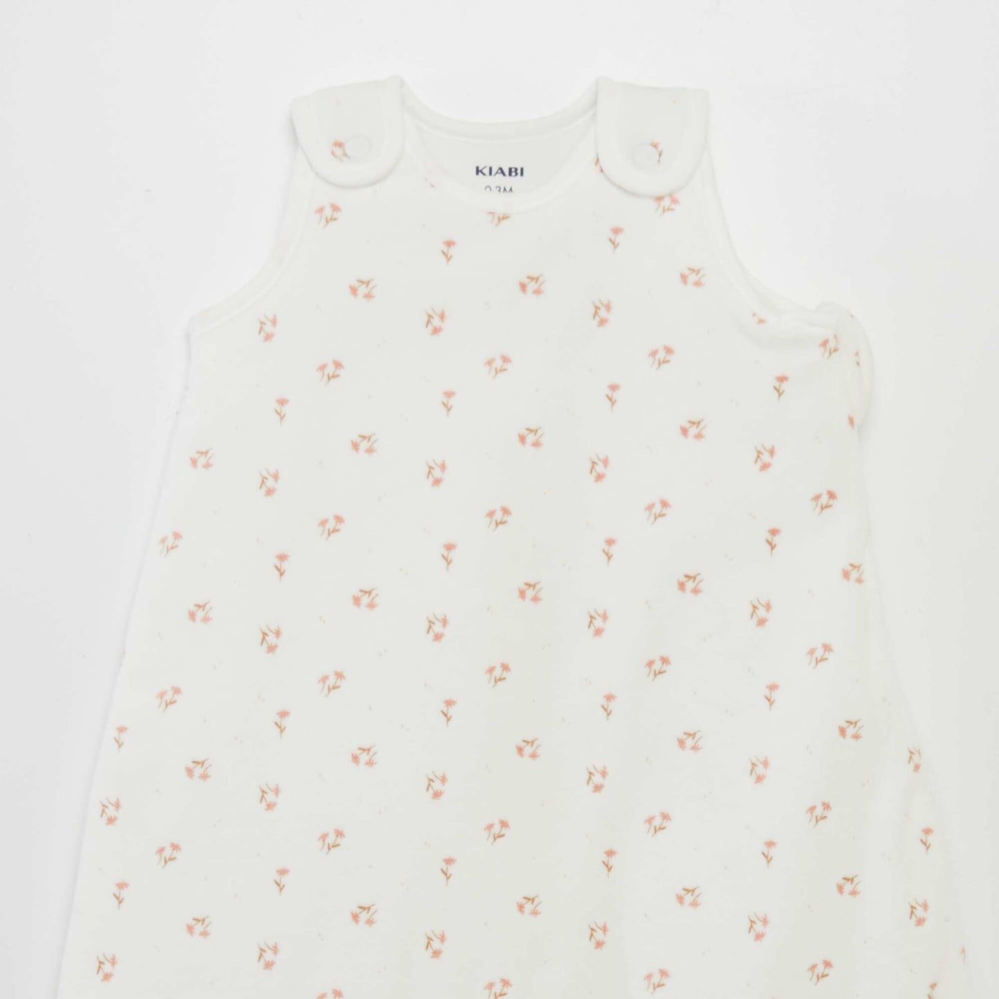 Gigoteuse chaude à motif BLANC FLEURS