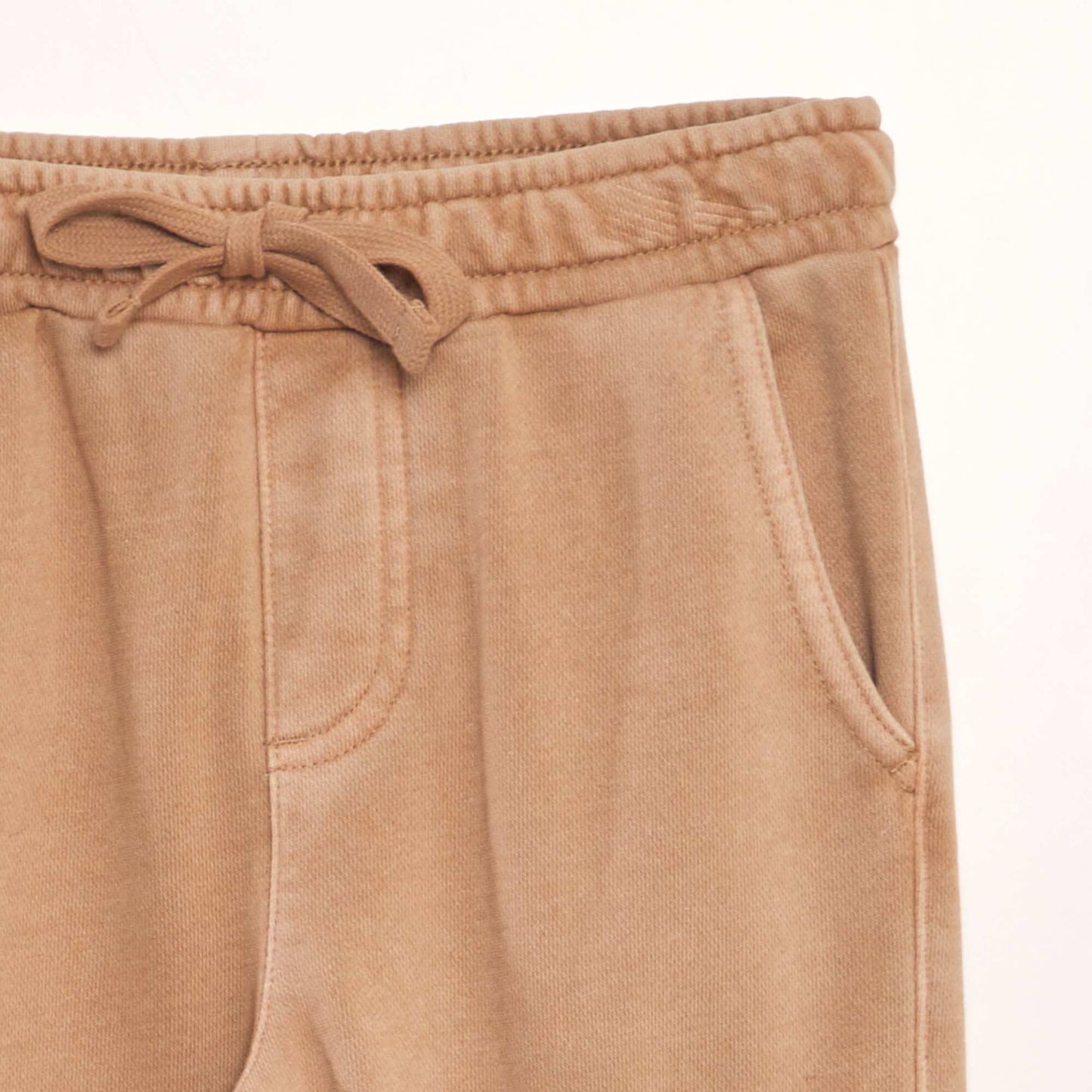 Pantalon droit avec poches rabat Marron