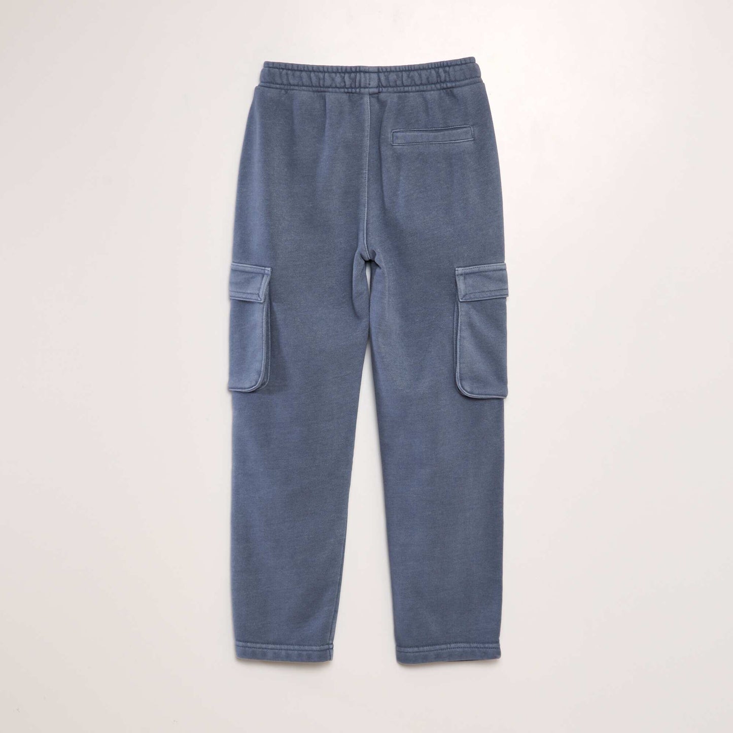 Pantalon droit avec poches rabat Bleu