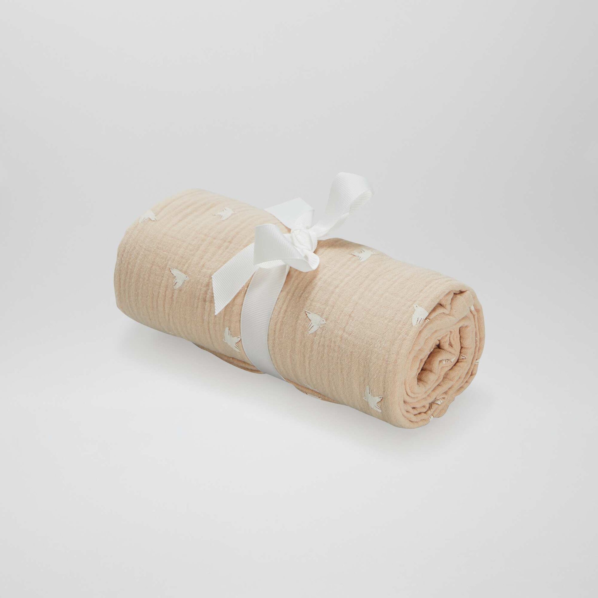 Maxi lange en coton BEIGE