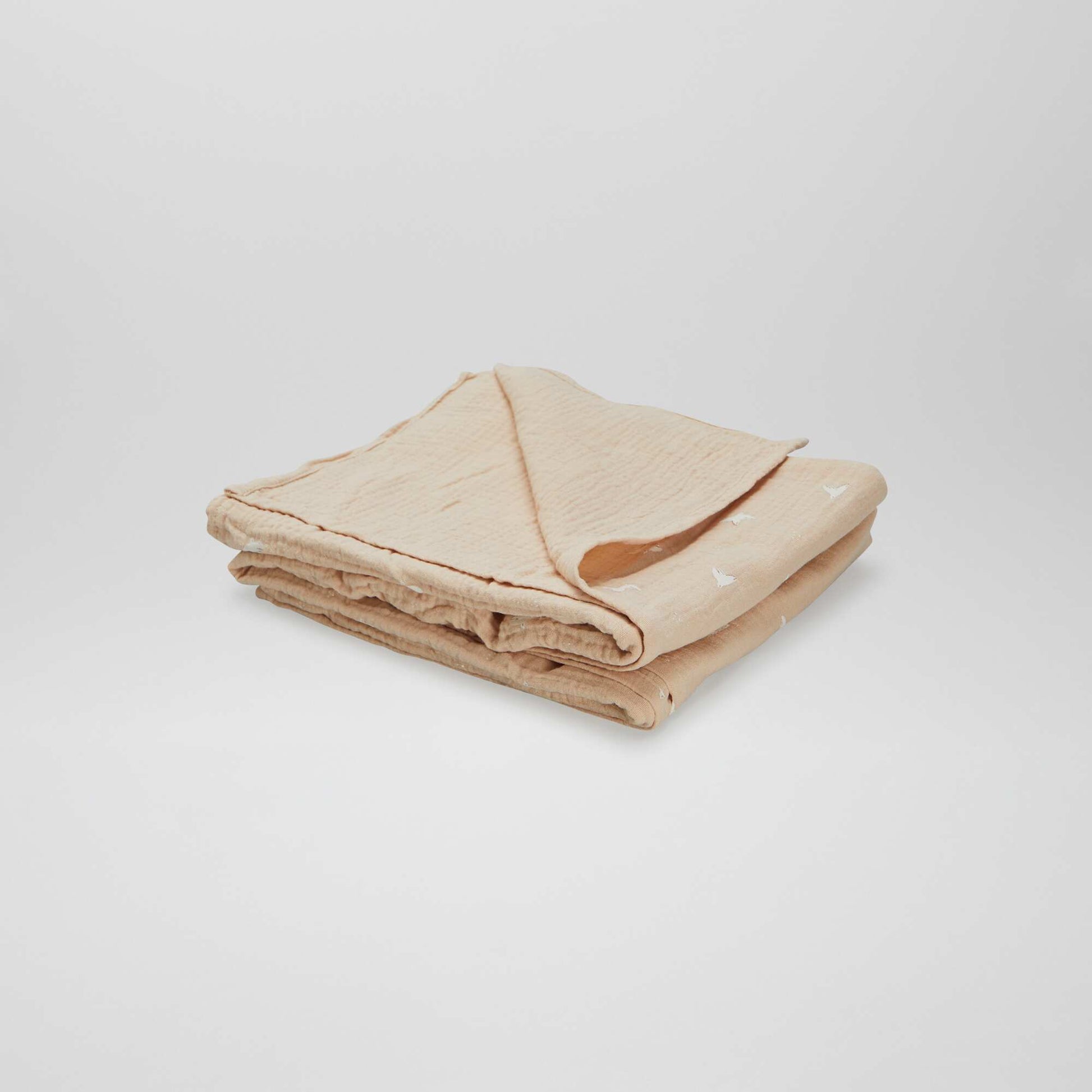 Maxi lange en coton BEIGE