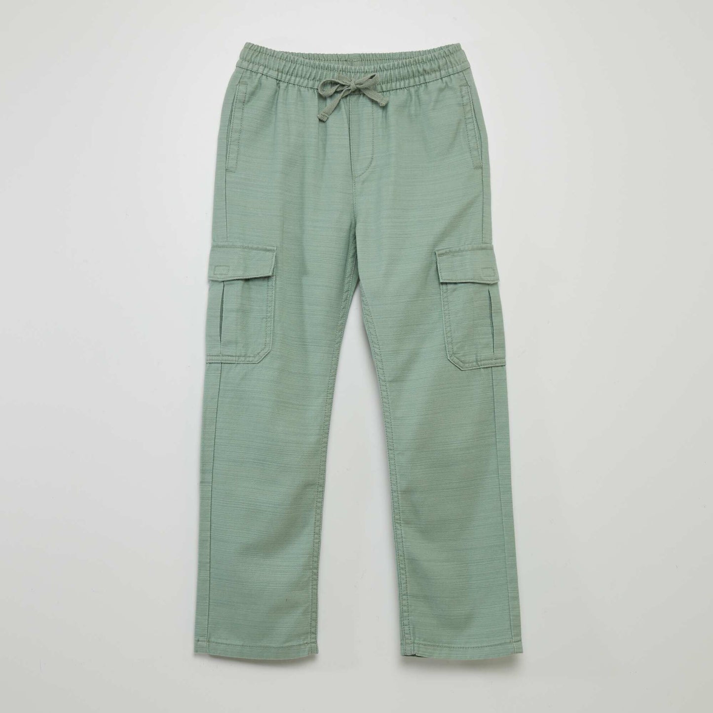 Pantalon avec poches rabat Vert