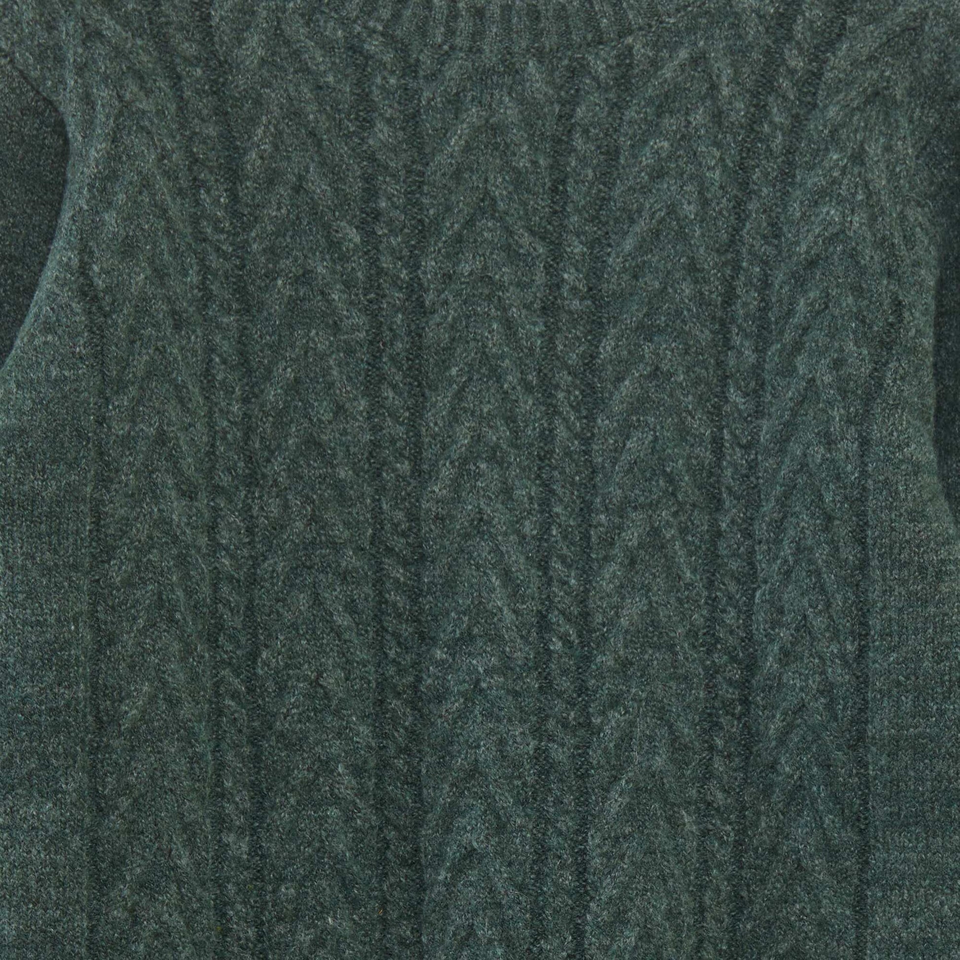Pull torsad col rond Vert