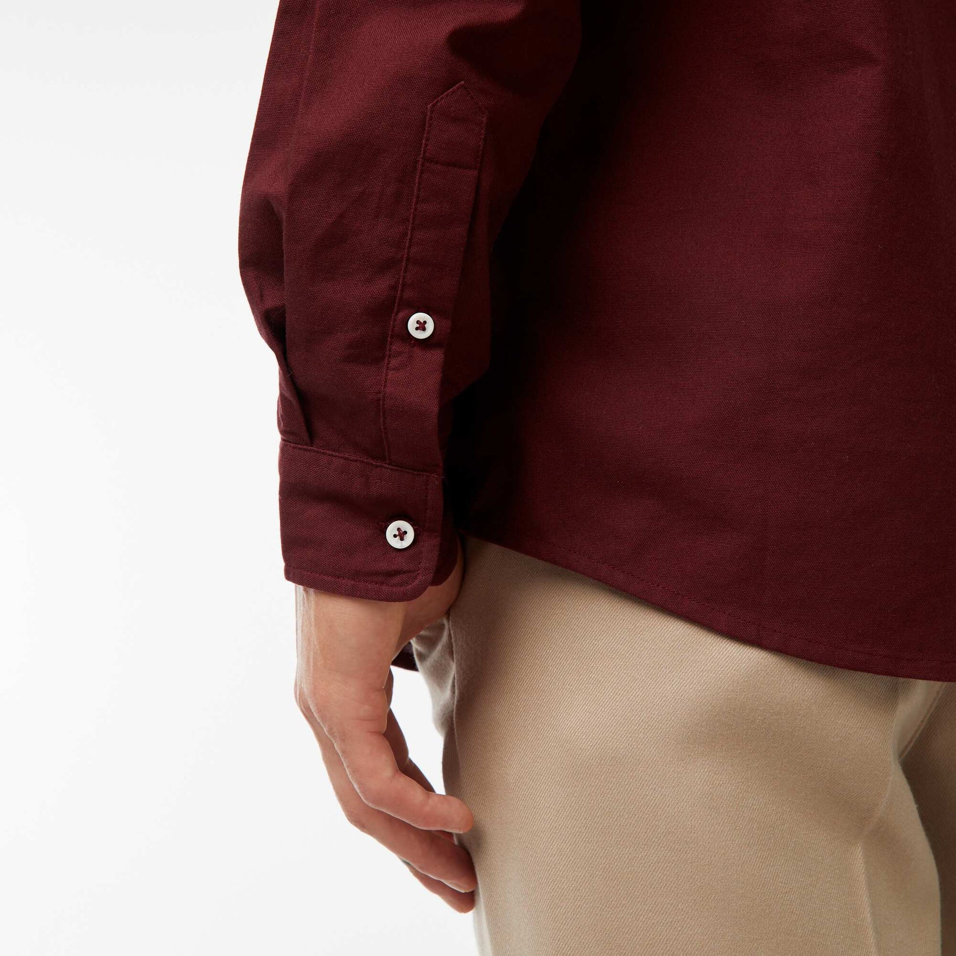 Chemise oxford regular fit ROUGE