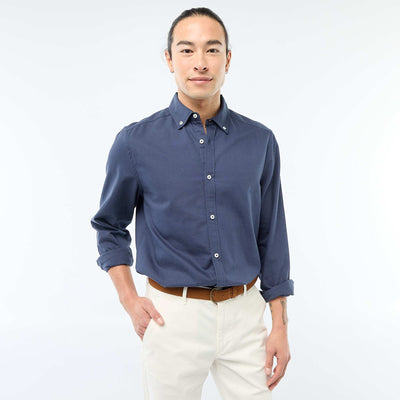 Chemise oxford regular fit BLEU