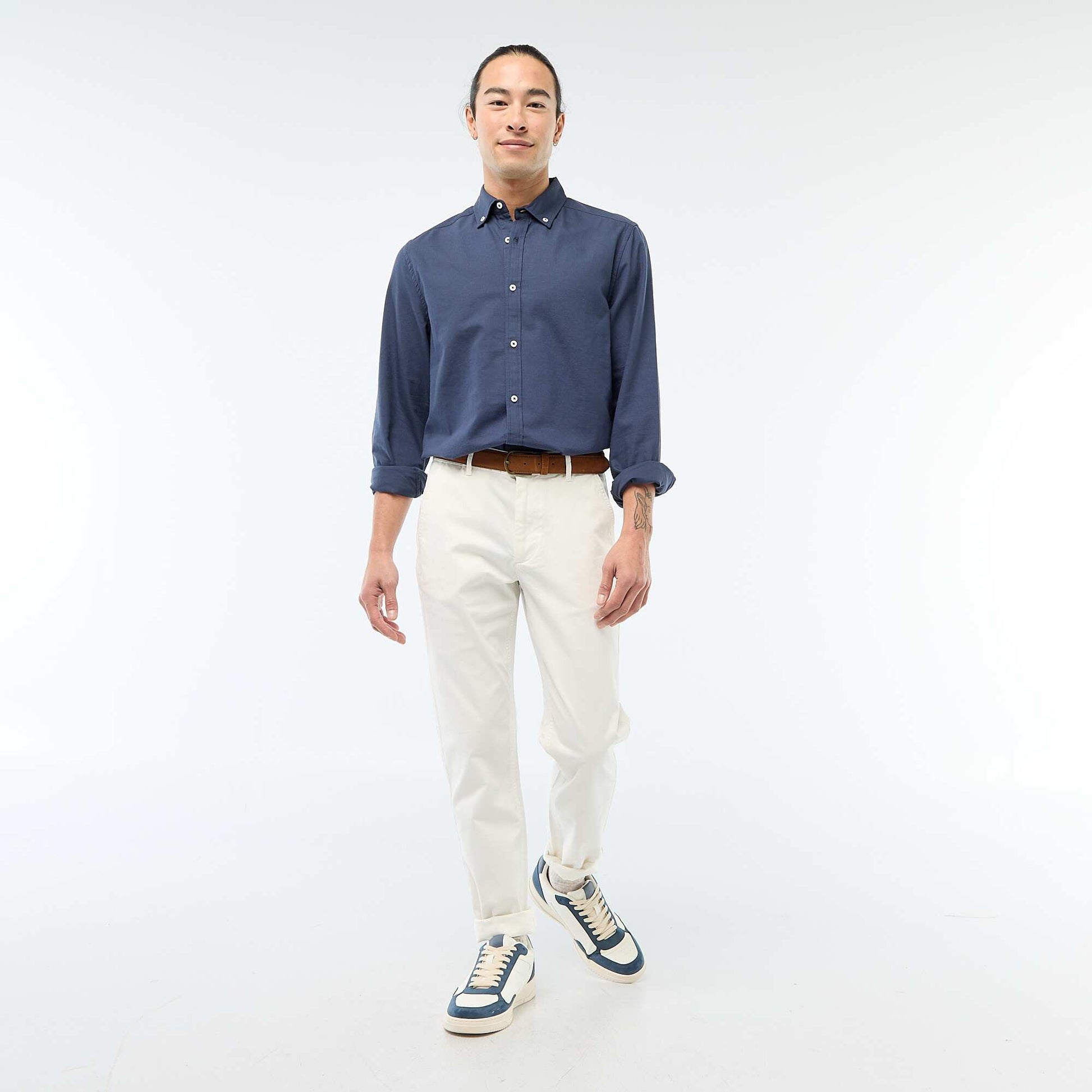 Chemise oxford regular fit BLEU