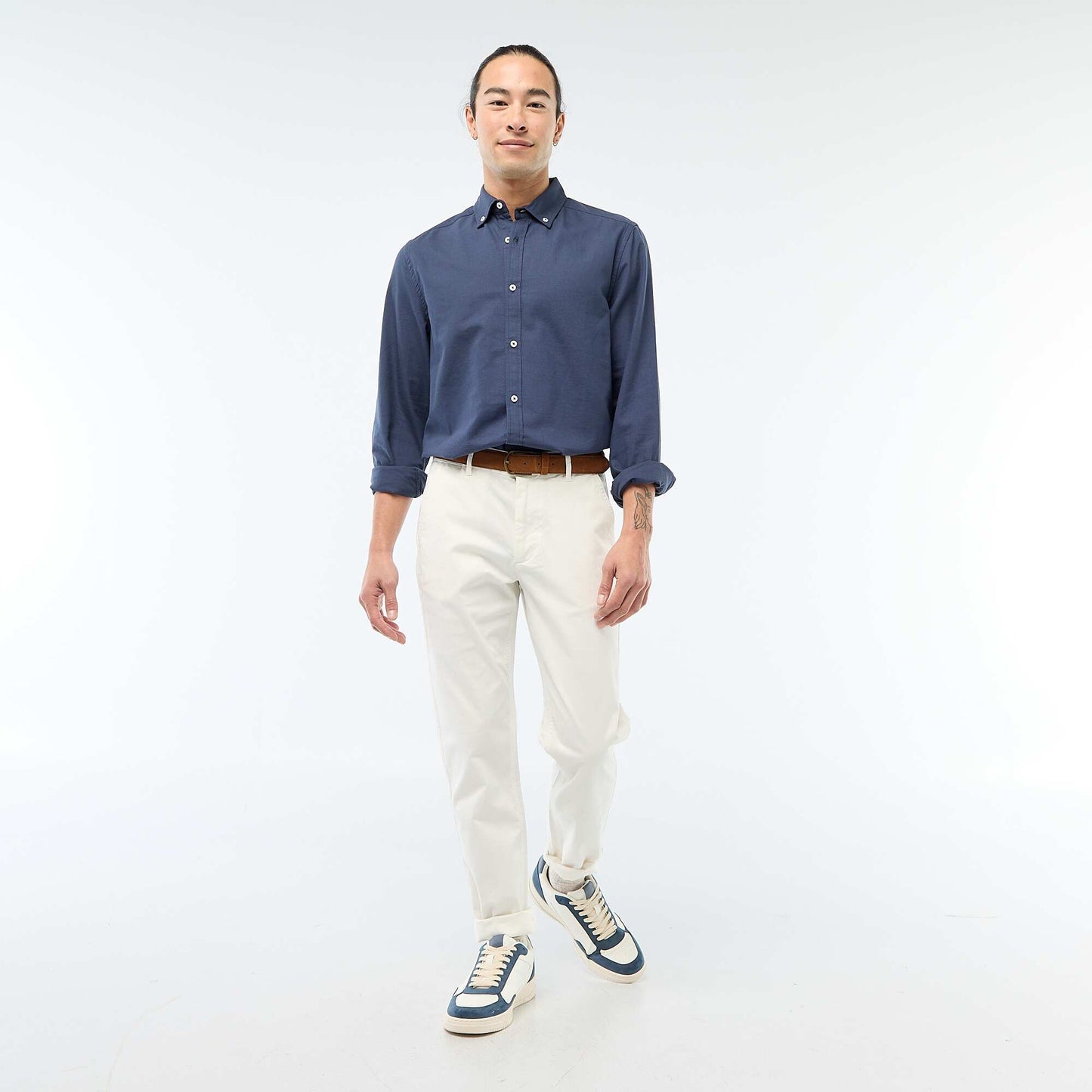 Chemise oxford regular fit BLEU