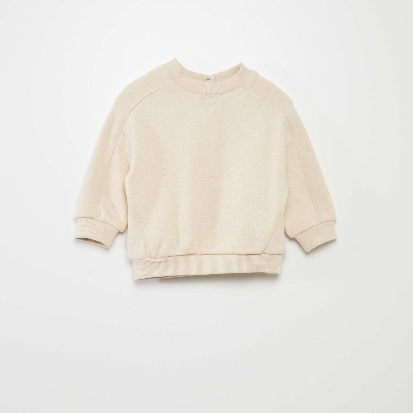 Sweat uni Beige