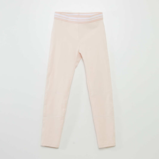 Legging de sport en microfibre Rose clair