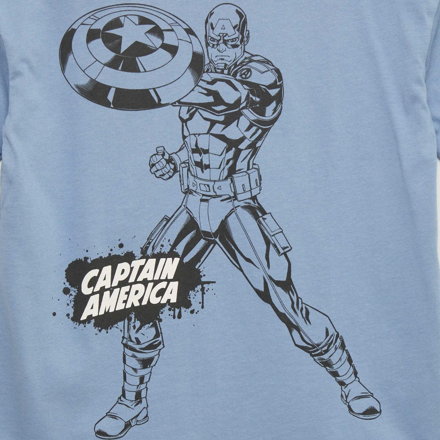 T-shirt 'Marvel' 'Captain America' BLEU