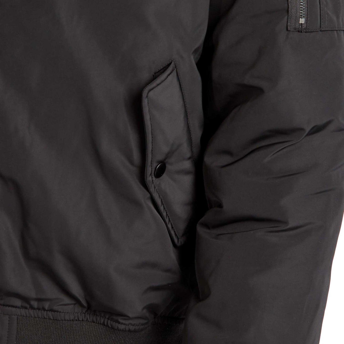 Blouson avec col ras du cou noir