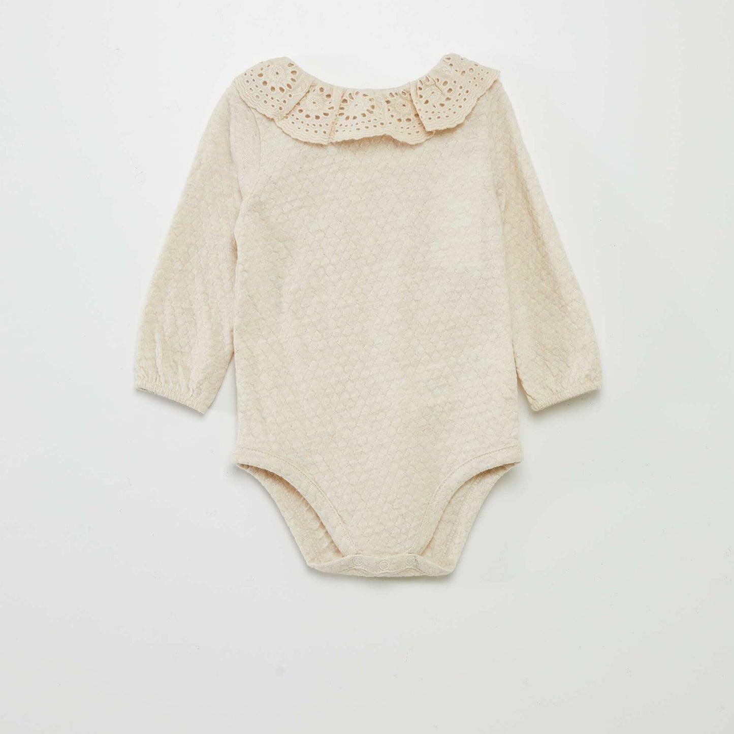 Body en maille popcorn Beige