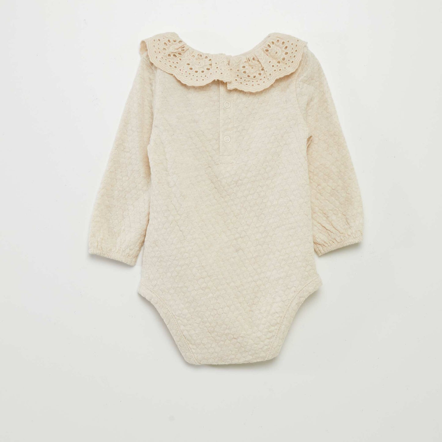 Body en maille popcorn Beige