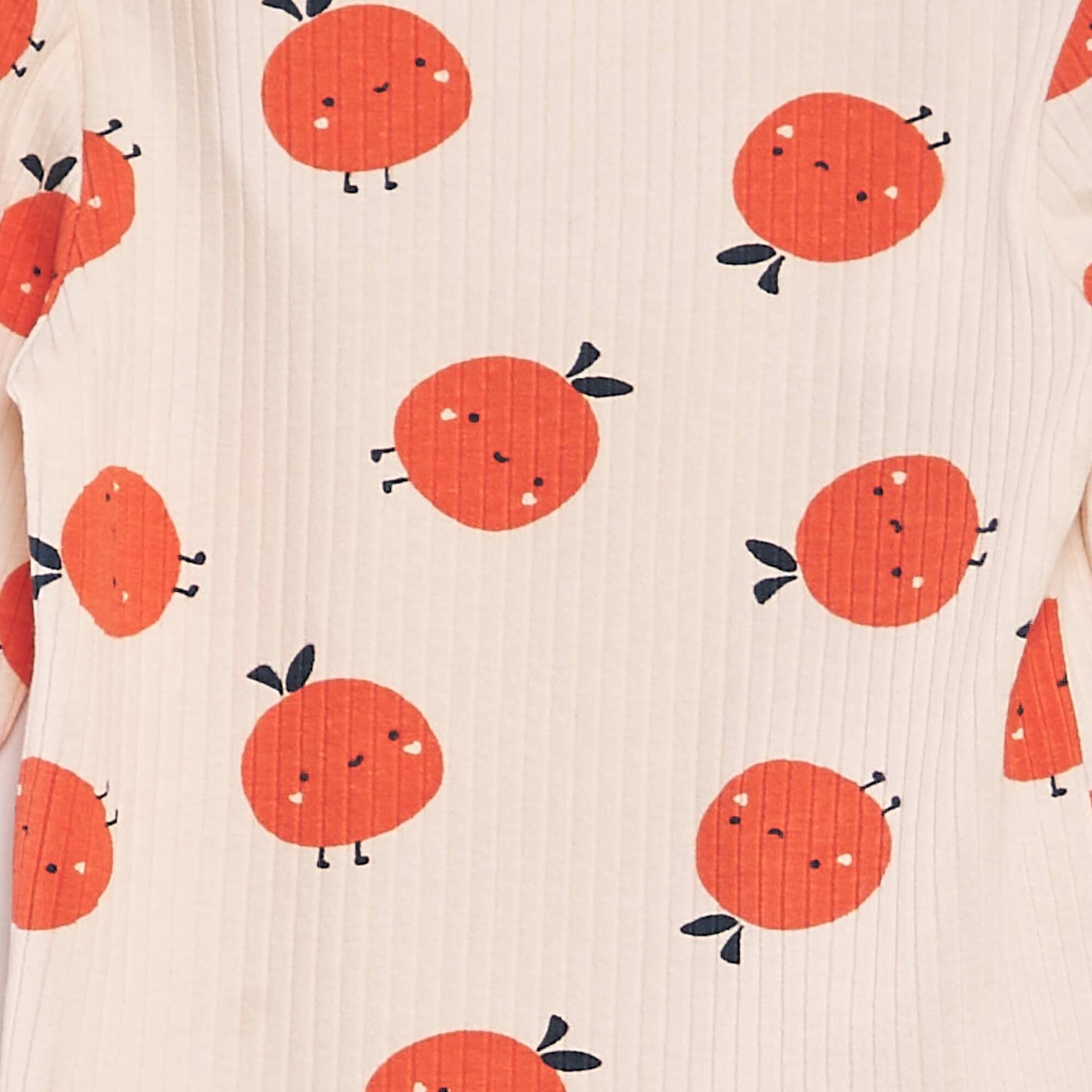 T-shirt c tel imprim Orange