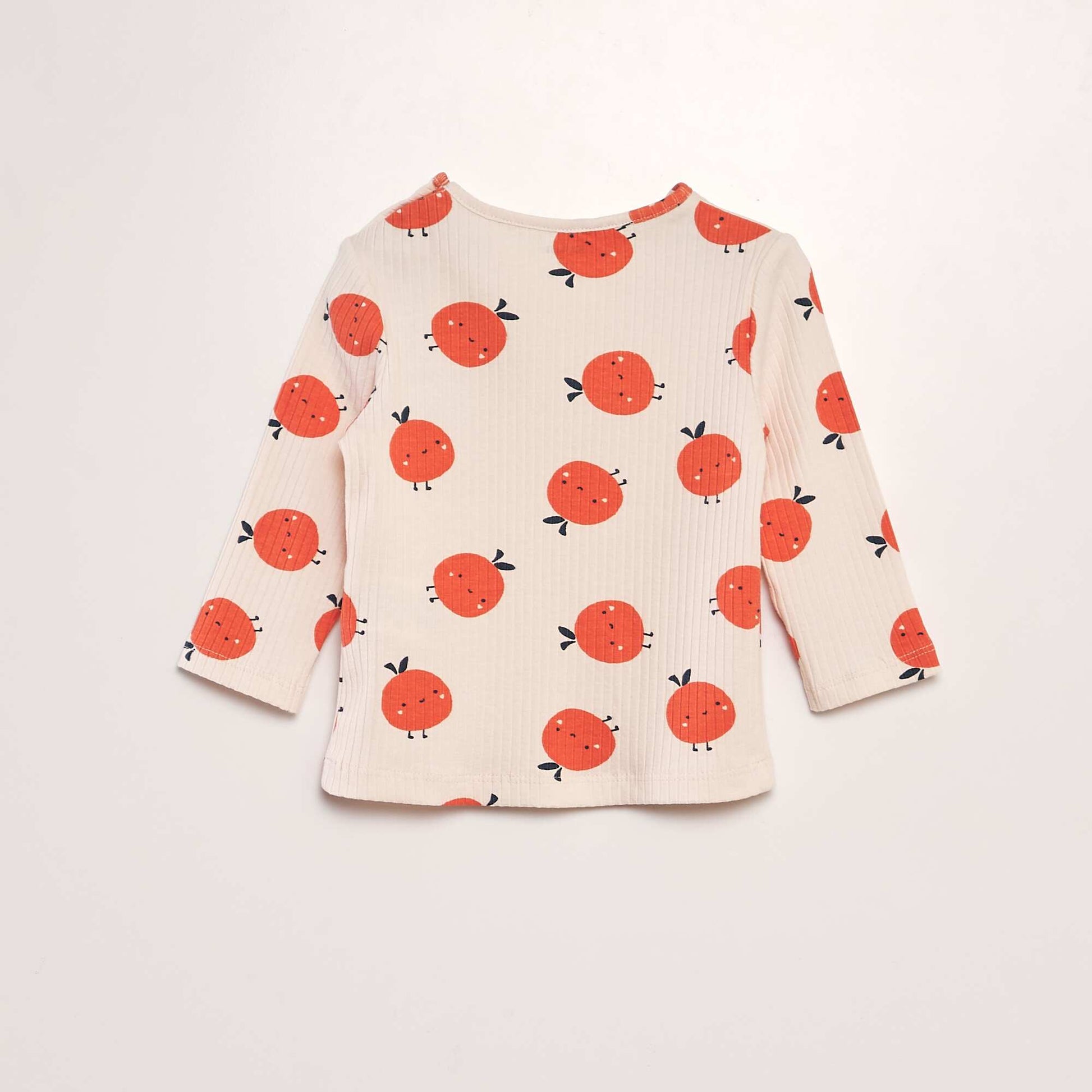 T-shirt c tel imprim Orange