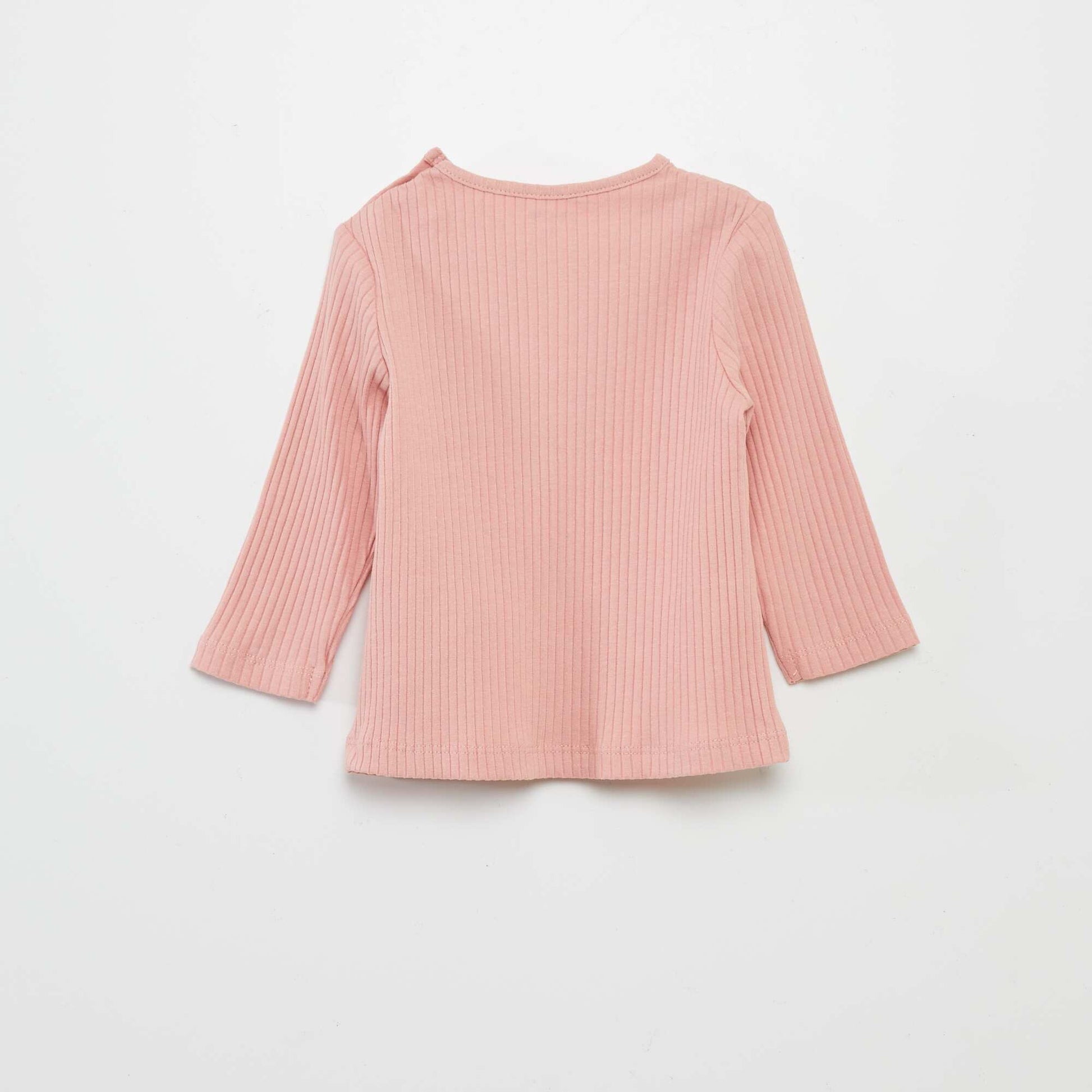 T-shirt c tel imprim Rose
